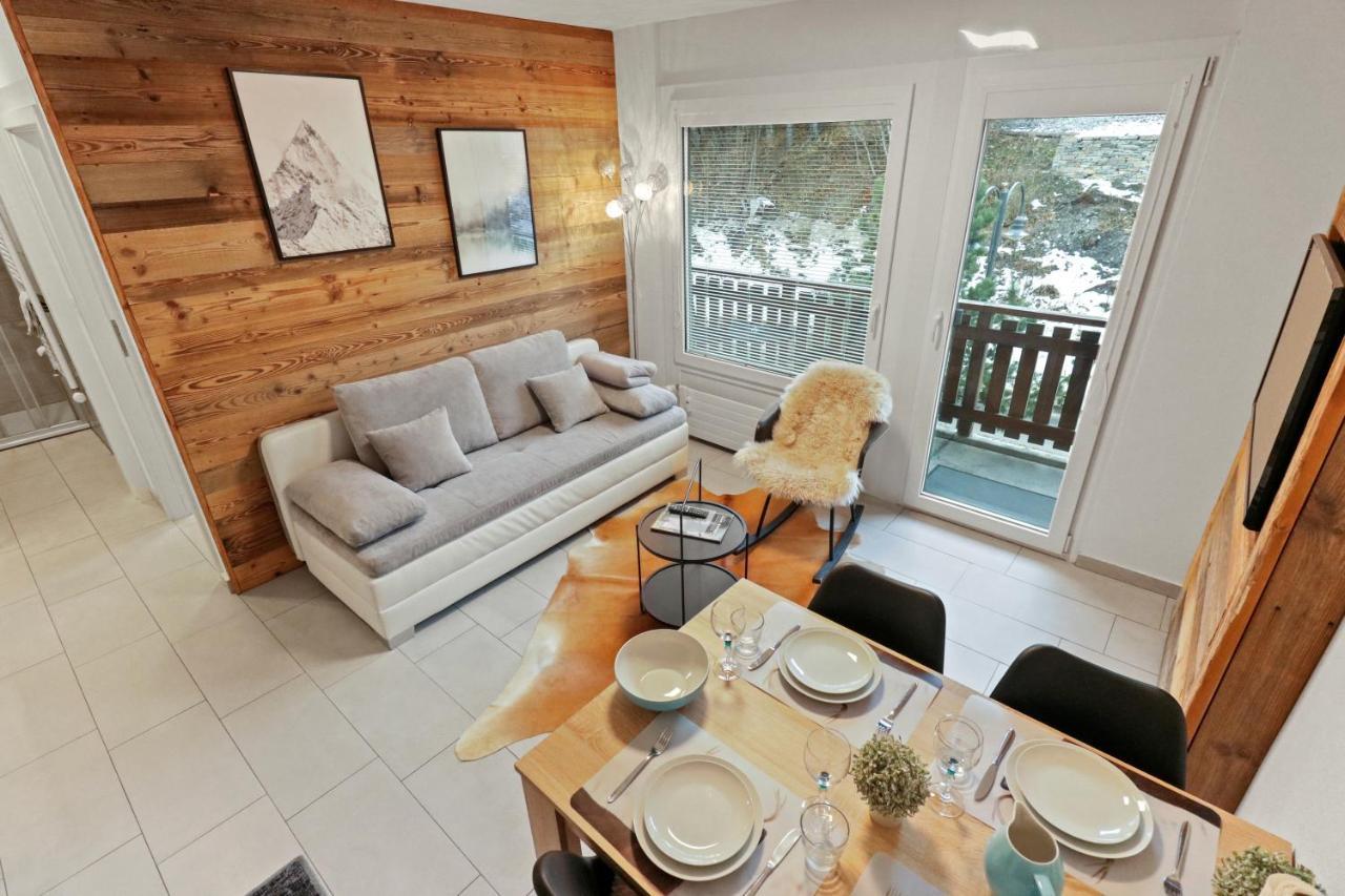Appartement 2,5pce - plein centre de la station - Rénové Crans-Montana Exterior foto